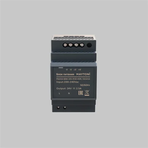 Источник напряжения PSL016 24В 60Вт IP 20 821016 (Белый) 821016 - фото 2