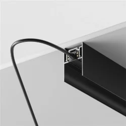 Шинопровод 1м S35 накладной/подвесной черный (Черный)