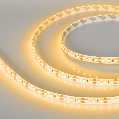 Светодиодная лента герметичная RTW-SE-A120-8mm 12V Yellow (9.6 W/m, IP65, 2835, 5m) (Arlight, 9.6 Вт/м, IP65) 014883(2) - фото