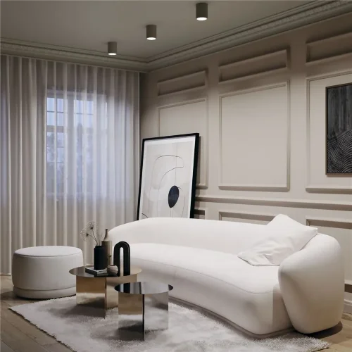 Потолочный светильник Conik gyps GU10 1x10Вт (Белый) - фото 8