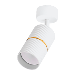 Светильник WOLTA WSL-GU10/18WG-2 под лампу GU10 Белый / золотой NIMB