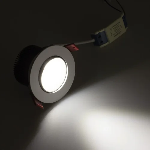 Светодиодный светильник S1001-5W-R85W BW6 (220V, 5W, day white, круглый D90mm) - фото I