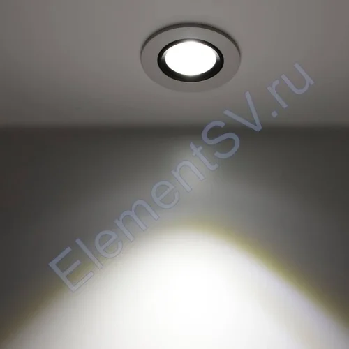 Светодиодный светильник S1001-5W-R85W BW6 (220V, 5W, day white, круглый D90mm) - фото 2.