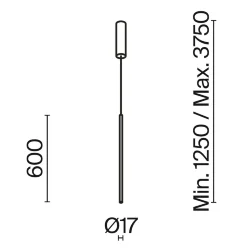 Подвесной светильник Halo 2600-3500К 11Вт (Латунь)