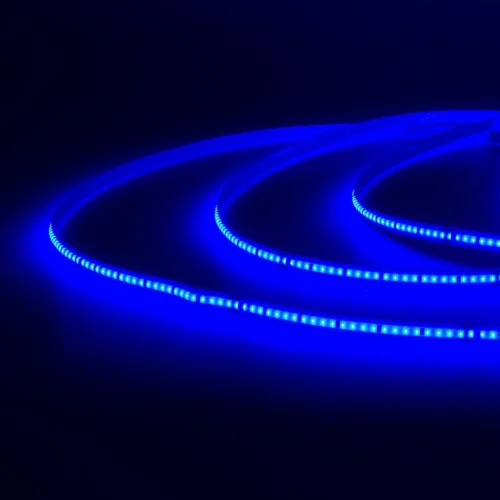 Светодиодная лента 220V, COB 240 chip/m, blue, IP20, 10m, A306 - фото I