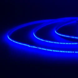 Светодиодная лента 220V, COB 240 chip/m, blue, IP20, 10m, A306