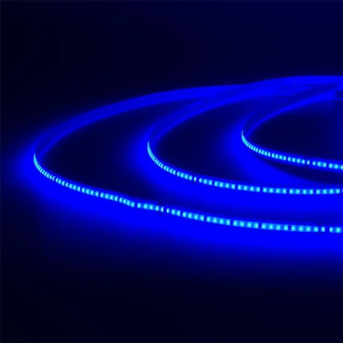 Светодиодная лента 220V, COB 240 chip/m, blue, IP20, 10m, A306 - фото I