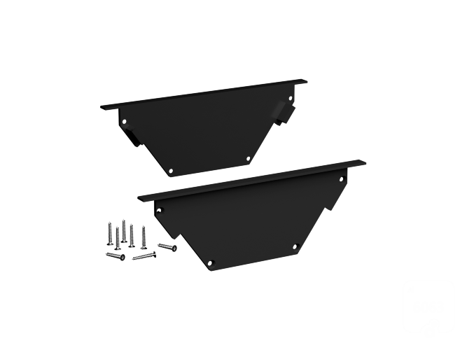 Заглушки для профиля LINE 10040 IN ral9005 - фото 2