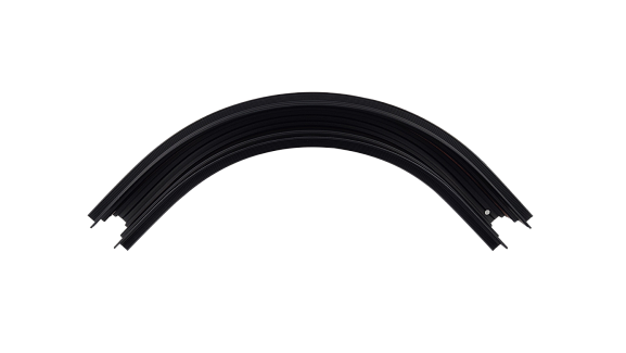 Коннектор радиусный внутренний для встраиваемого глубокого шинопровода под гипсокартон, Черный, SY-LINK-CNT1-R200BL. Фото 2