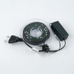 ULD-S1000-100-DGA WARM WHITE IP20 DEW BAND Гирлянда светодиодная Полоса, 10м, 100 светодиодов, Теплый белый свет, Провод зеленый