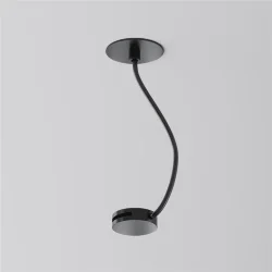 Ввод питания гибкий, боковой, черный (Черный)