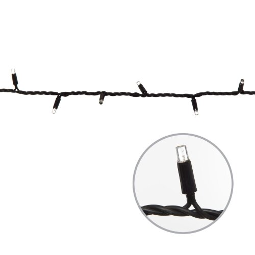 ULD-S1000-120-DBA WHITE IP67 Гирлянда светодиодная с контроллером, 10м, 120 светодиодов, Белый свет, Провод черный - фото 5