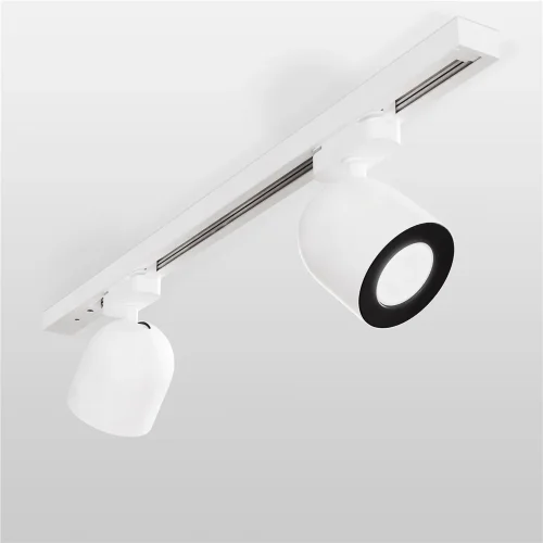 Трековый светильник для однофазного шинопровода Ogma GU10 белый MRL 1005 - фото 3