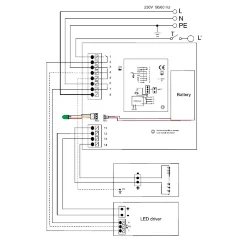 Блок аваийного пиитания VS EMCc BASIC 60.006 3W 1ч 12–55V 150x31x22 (ББП для аккум. 183202,183203) - Vossloh-Schwabe