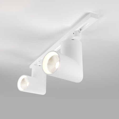 Трековый светильник для однофазного шинопровода Corner белый 15W 4200K (1 шт.) - Фото 5