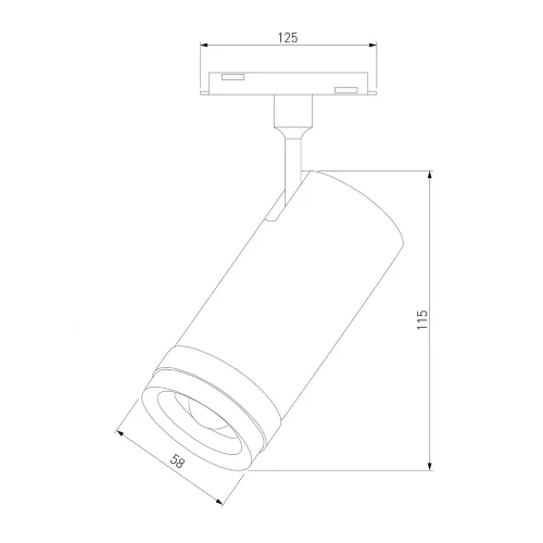 Slim Magnetic Трековый светильник 12W 4200K Modify черный 85042/01 85042/01 - фото 8