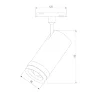 Slim Magnetic Трековый светильник 12W 4200K Modify черный 85042/01 85042/01 - фото 8