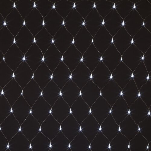 Новогодняя гирлянда сеть белый 1,5*1,5м IP20 - Фото 2