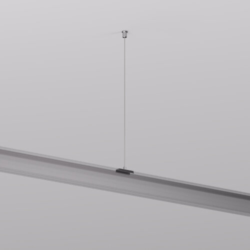 TR2127-BK Механический подвес для трека SMART BASE, IP20, 5м, черный, алюминий. Фото 2