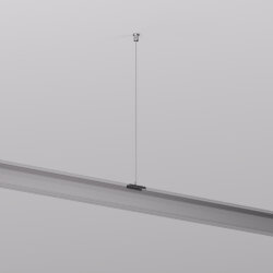 Механический подвес для трека SMART BASE, IP20, 5м, черный, алюминий, Denkirs TR2127-BK