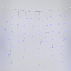 ULD-B2007-100-TTK BLUE IP44 Бахрома светодиодная с эффектом мерцания, 2м, Соединяемая, 100 светодиодов, Синий свет, Провод прозрачный