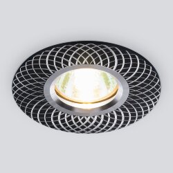 Алюминиевый точечный светильник 2006 MR16 BK черный (032384)