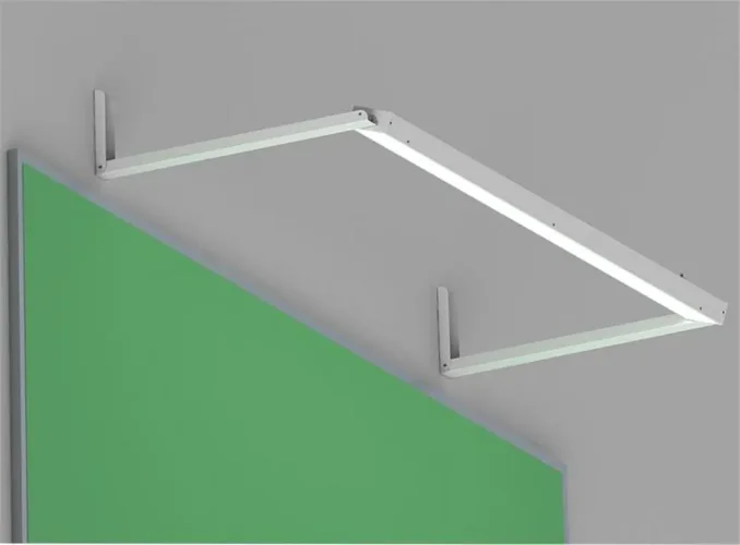 Светильник светодиодный VESTA SCHOOL-18/opal-sand-1223 18Вт 4000К IP20 2200лм с кронштейнами бел. CSVT ЦБ000018892 - фото