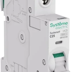 Выключатель автоматический 1п C 25А 10кА Systeme9 230В SE S9F32125