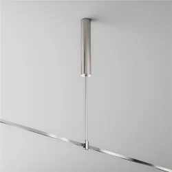 Основание потолочное Long 385мм для блока питания с вводом питания Flarity платина (Платина)