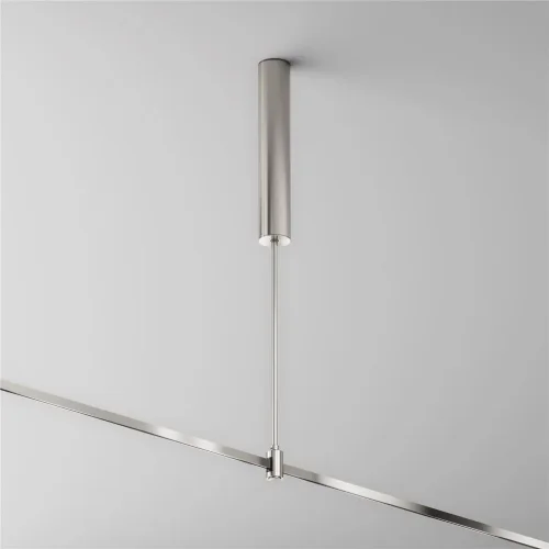 Основание потолочное Long 385мм для блока питания с вводом питания Flarity платина (Платина) - фото 3