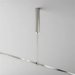 Основание потолочное Long 385мм для блока питания с вводом питания Flarity платина (Платина) TRA159C-BB1-PT