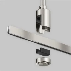 Основание потолочное Long 385мм для блока питания с вводом питания Flarity платина (Платина) TRA159C-BB1-PT