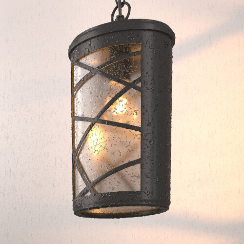 Уличный подвесной светильник Premier H черный IP44 - Фото 3