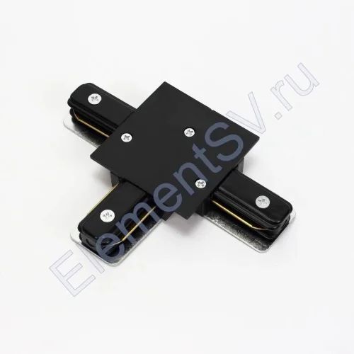 Соединитель Т-образный для встраиваемого трека 2L NX52 (черный) - фото.