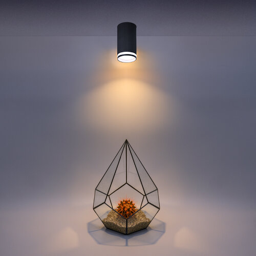 Светильник WOLTA WSL-GU10/03BL под лампу GU10 Черный CORALLO - фото 2.