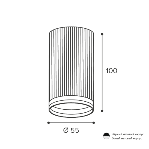 Светильник WOLTA WSL-GU10/03BL под лампу GU10 Черный CORALLO - фото 4.
