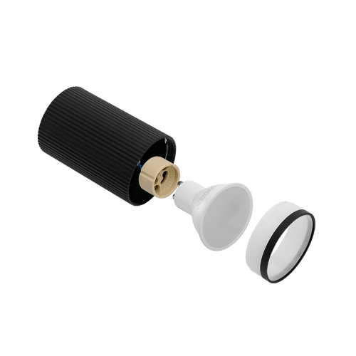 Светильник WOLTA WSL-GU10/03BL под лампу GU10 Черный CORALLO - фото 7.