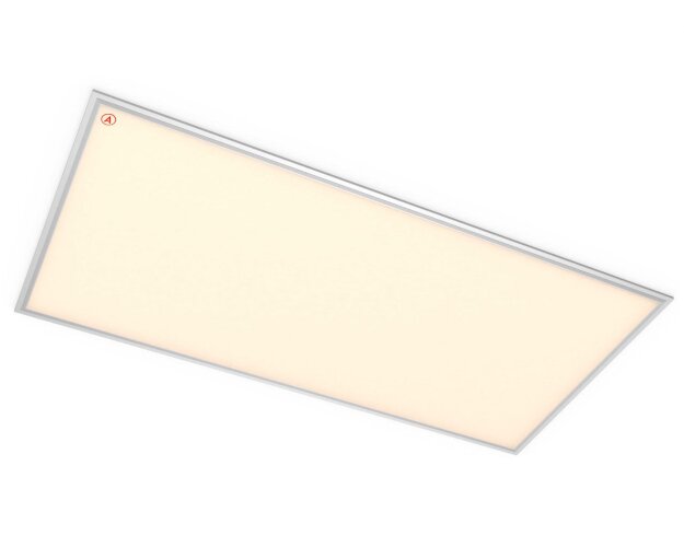 Светодиодная панель 1195x595x10 мм 76 Ватт с серой рамкой 3000К с Бап-1 - фото 3