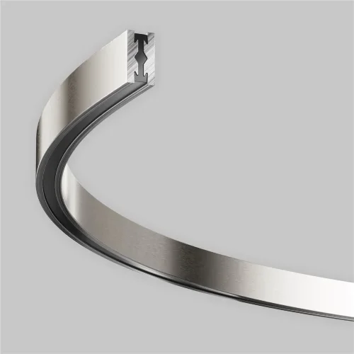 Шинопровод полукруг 650 мм Flarity платина (Платина) - фото 5