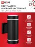 Светильник уличный настенный двусторонний НБУ LINES-2хGX53-NL-BL с подсветкой черный IP54 IN HOME - Фото 2