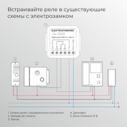 Реле Умный дом с независимым контактом 76010/00 (067444)