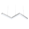 Светильник WOLTA PRO КОНТУР ЗИГЗАГ ДСО03-54-700-6К-Б Матовый - фото 1.