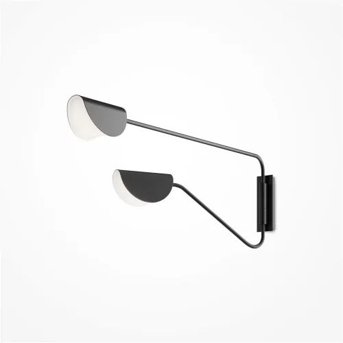 Настенный светильник (бра) Mollis G9х2 28Вт (Черный) - фото 8