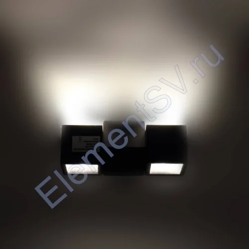 Светодиодный светильник настенный 1392S UC202 (220V, 2х3W, warm white) - фото 4.