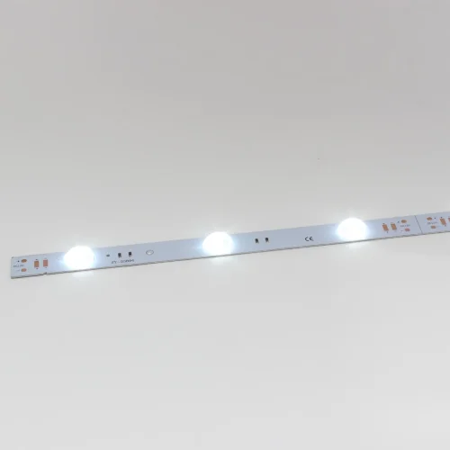 Светодиодная линейка линзованная 2835, 12 led, G107 (12V, 12W, white) - фото I
