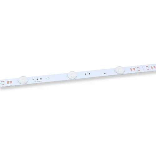 Светодиодная линейка линзованная 2835, 12 led, G107 (12V, 12W, white) - фото II