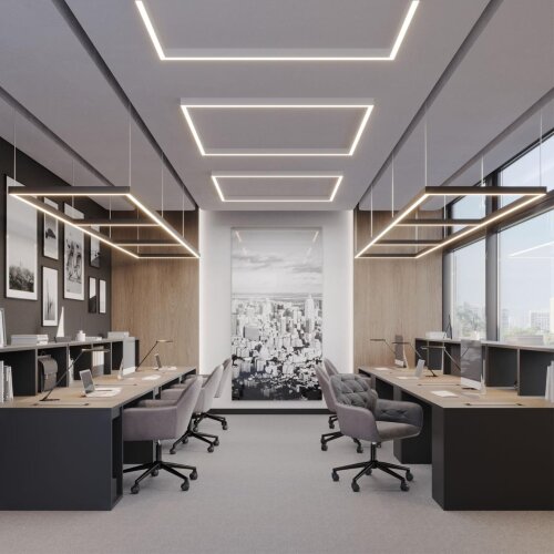 Светильник линейный светодиодный с переключателем цветовой темперетуры «Novotech» 359603, серия: FATTO (крепление на планке). Фото 2.