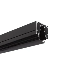 Трек для магнитных светильников 2м R20 MX103 (встраиваемый в натяжной потолок, черный, с заглушками)