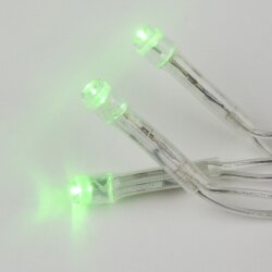 ULD-S1000-100-DTA GREEN IP20 Гирлянда светодиодная, 10м, 100 светодиодов, Зеленый свет, Провод прозрачный