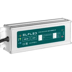 Блок питания герметичный компактный ELF, 24В, 200Вт, металл, IP67